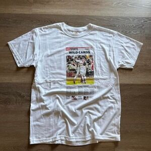 Y2K‎ Wild Card Cardinals World Series Newspaper tee Size L